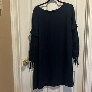 Gibson Latimer navy blue dress